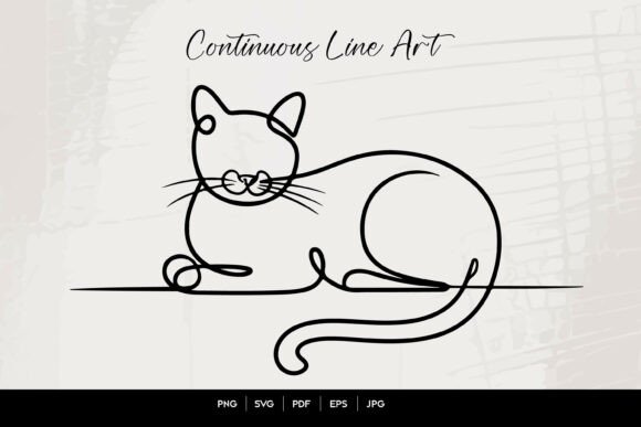 Download Cat Line Art Drawing - Line art Collection