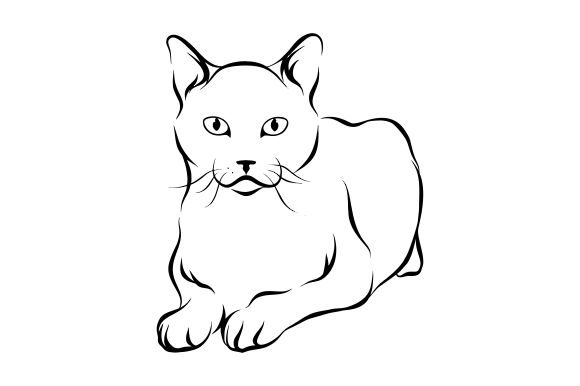 Download Cat Line Art Vector - Line art Collection