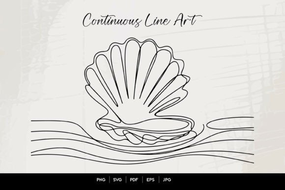 Download Seashell Line Art - Line art Collection