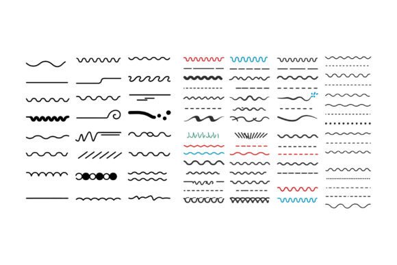 Download Diverse Collection of Decorative Lines I - Collection Collection