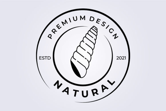 Download Seashell Logo Line Art Premium Shell - Line art Collection