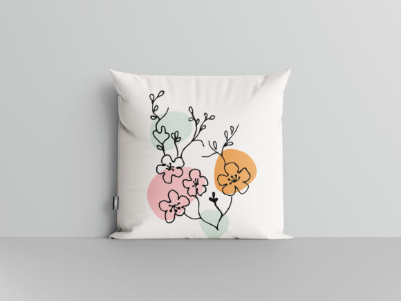 Download Pillow -  Minimalist Abstract Line Art - Line art Collection