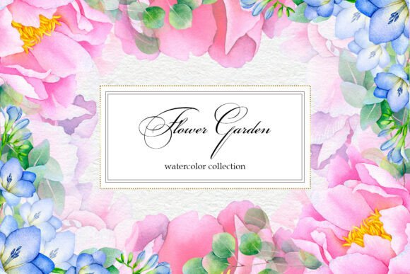 Download Watercolor Arrangements with Peonies - Premium Resources