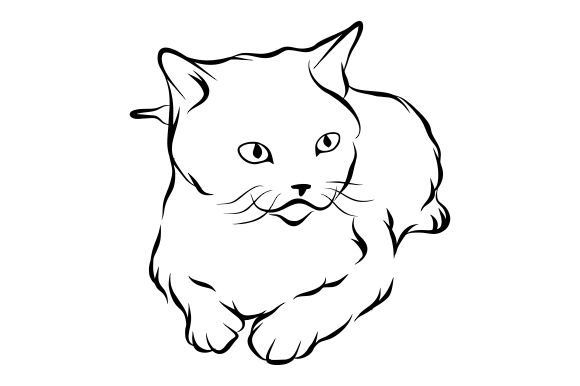 Download Cat Line Art Vector - Line art Collection