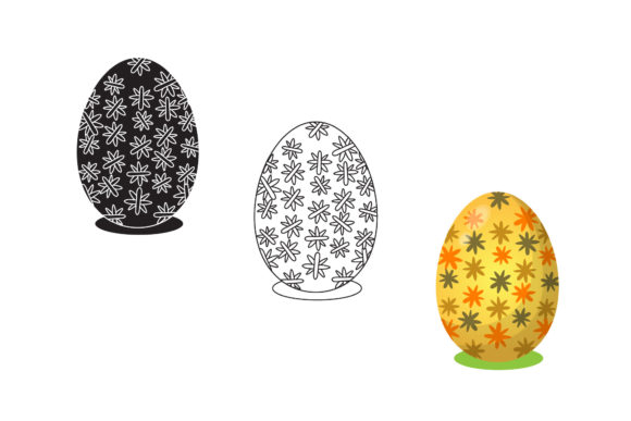 Download Easter Egg Foliages Pattern Collection - Collection Collection